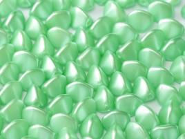 Koraliki Pinch Beads 5x3mm Alabaster Pastel Lt.Green (ok.60 szt.) - 5 g